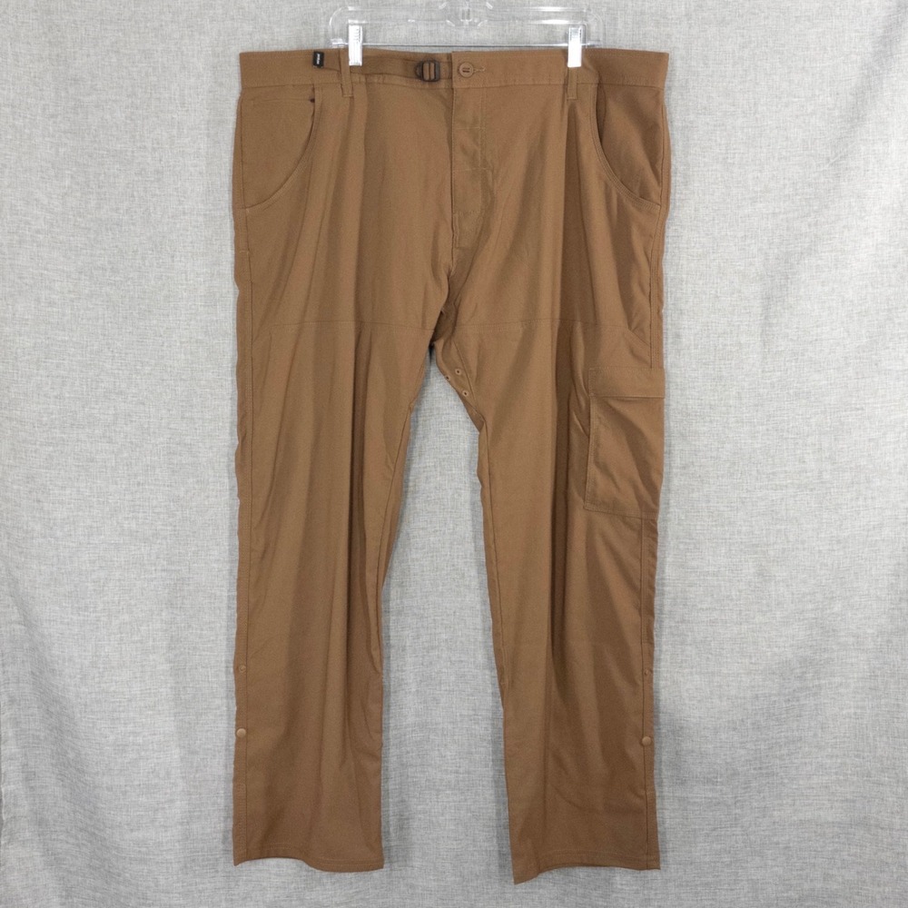 prAna Stretch Zion Slim Pant II Men's 42x30 Sepia Brown NWT Hiking Cargo
